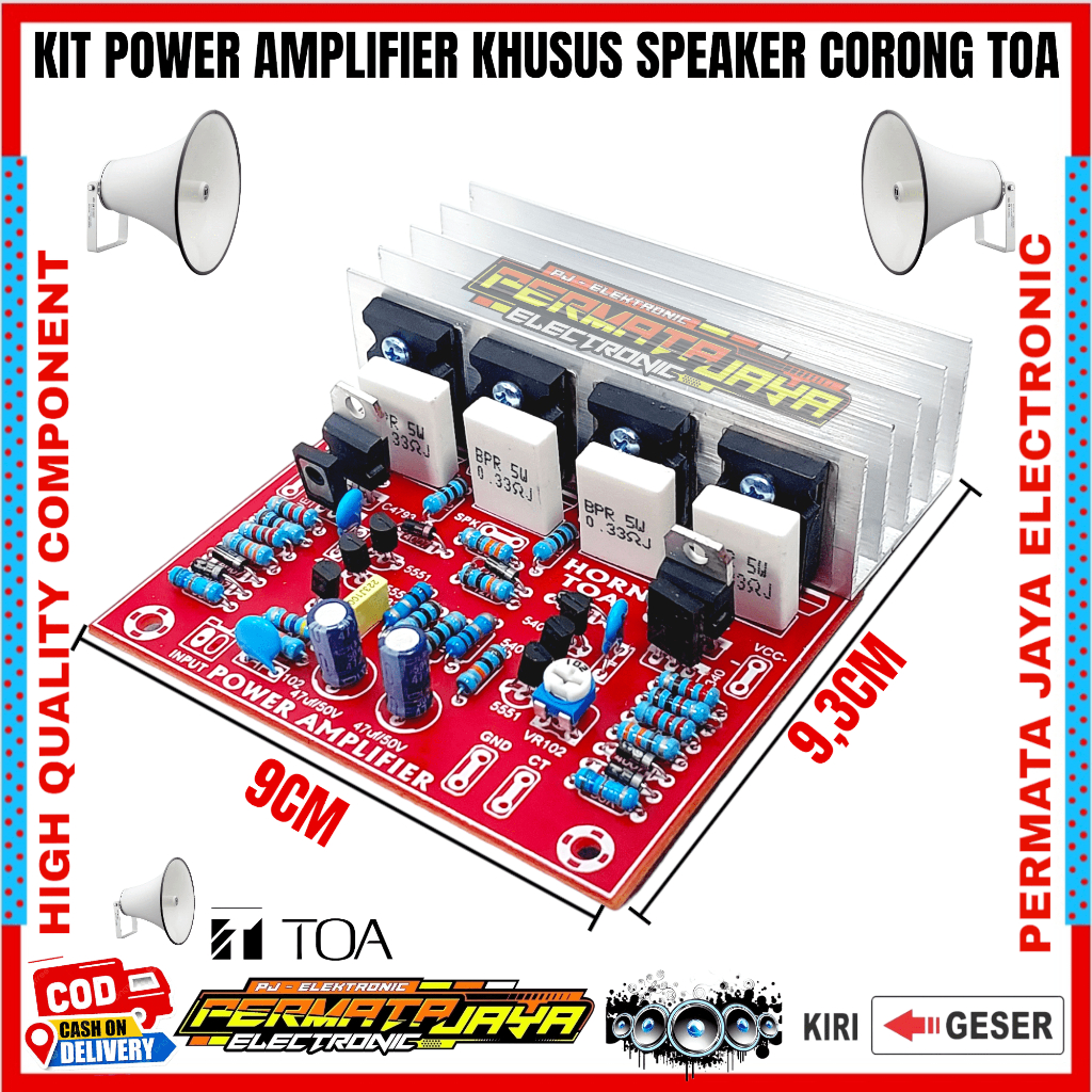 kit driver power khusus speaker corong/TOA JADI