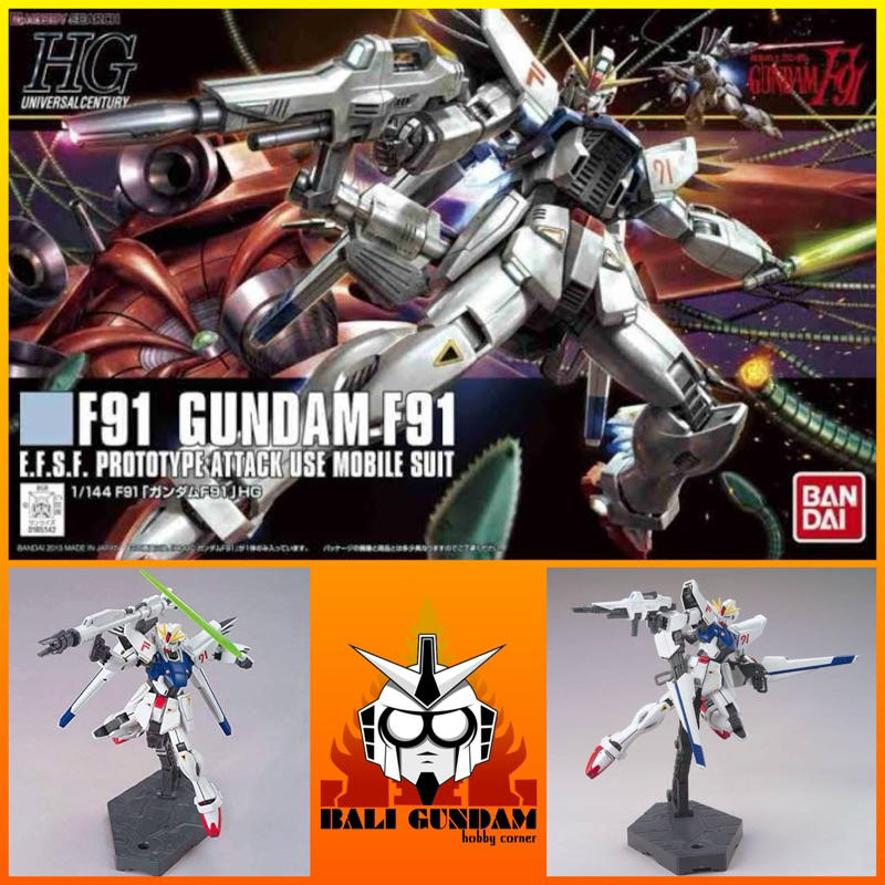 HG 1/144 F91 GUNDAM F91 Bali Gundam Hobby Corner Bandai Original