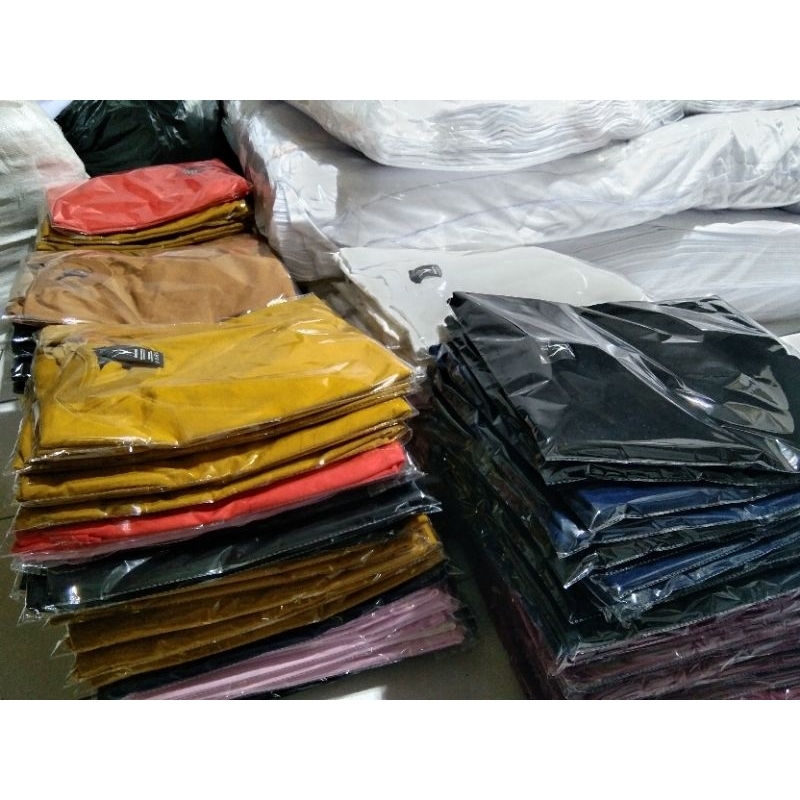 Kaos Polos Katun Combed 30's Lengan Pendek (Per Kodi/20pcs)