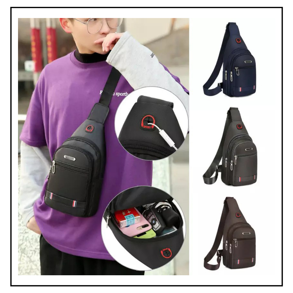 Tas Selempang Pria Wanita Tas Waistbag Murah - RR KEVIN