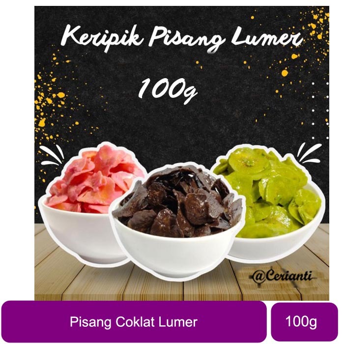 kripik pisang coklat lumer keripik pisang cokelat khas lampung_Cerianti