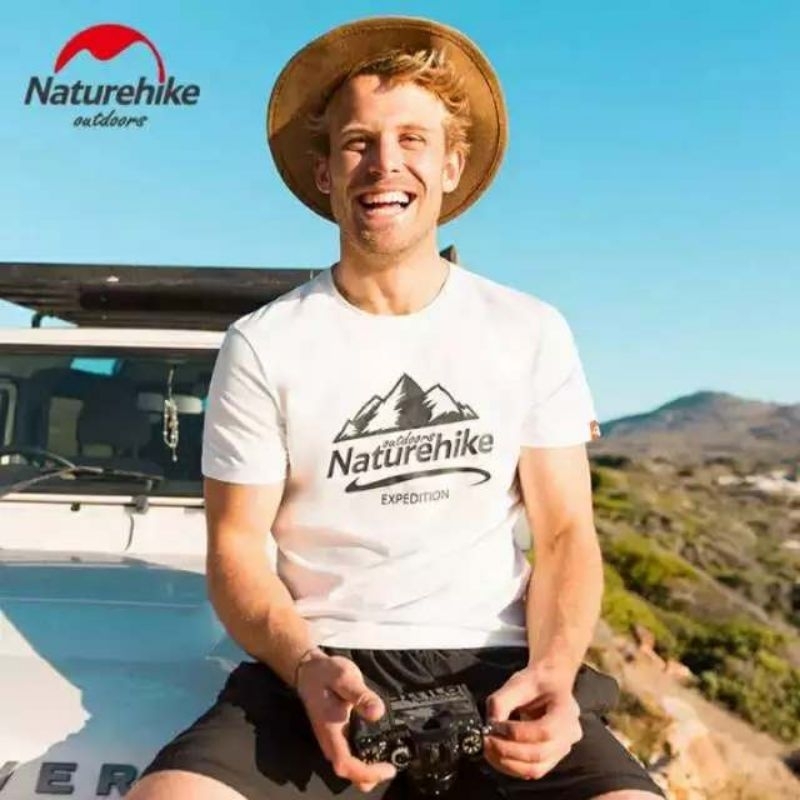 KAOS NATUREHIKE EXPEDITION NH19W003-H T-SHIRT CAMPING GLAMPING HIKING PIKNIK BERKEMAH OUTDOOR