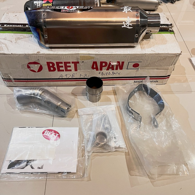 Knalpot nassert beet japan titanium fullset