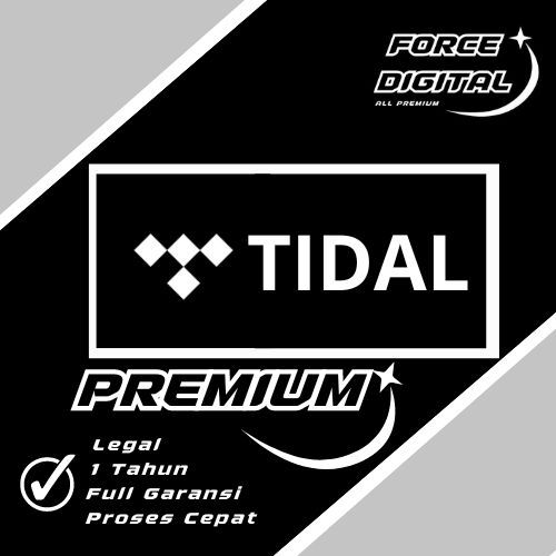 Tidal Hifi Plus/Master Original 12 Bulan (Private Akun)