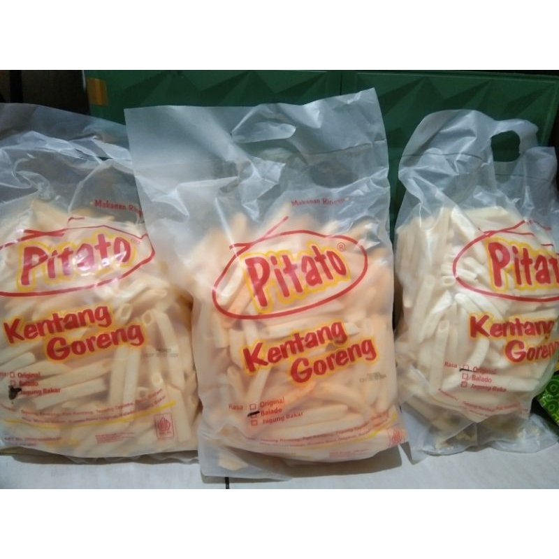 

Pitato Kerupuk Kentang Goreng Tube 250 Gram