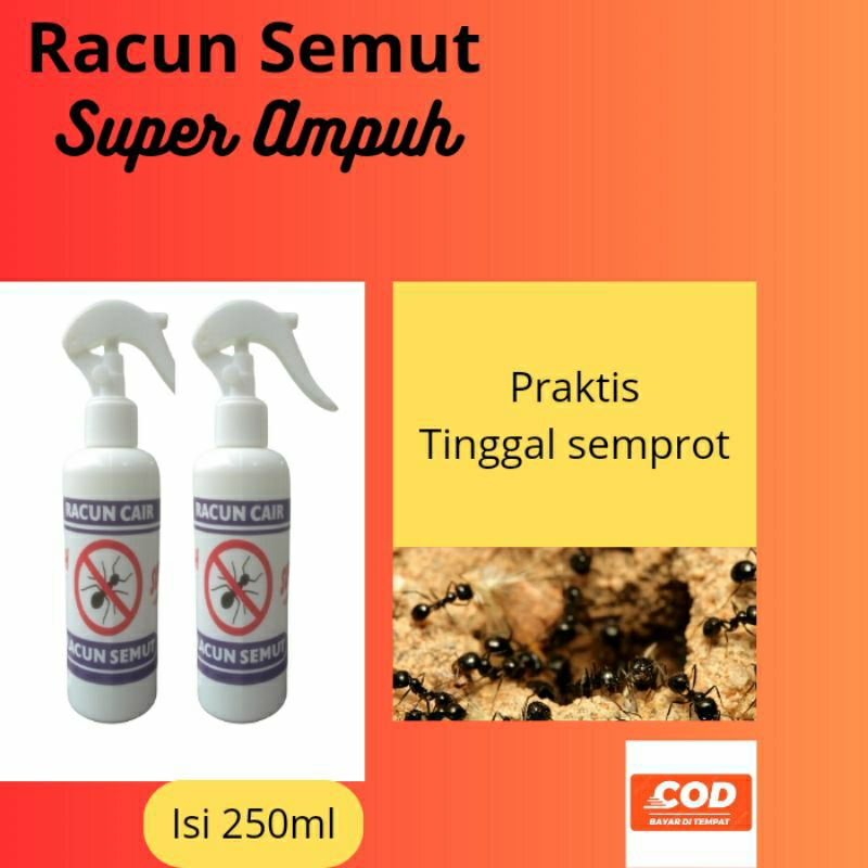 [PROMO]RACUN SEMUT|SPRAY PEMBASMI SEMUT|PENGUSIR SEMUT|Semut merah semut hitam 100% Ampuh,ISI 250ML(
