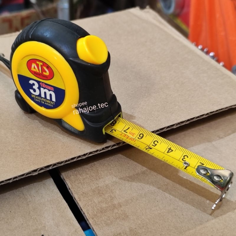 Meteran 3 / 5 Meter Auto Stop Magnet ATS Roll Meter 3m 5m