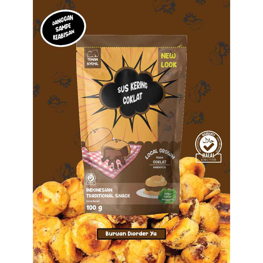 

SUS MINI KERING COKLAT KUALITAS PREMIUM 100gram
