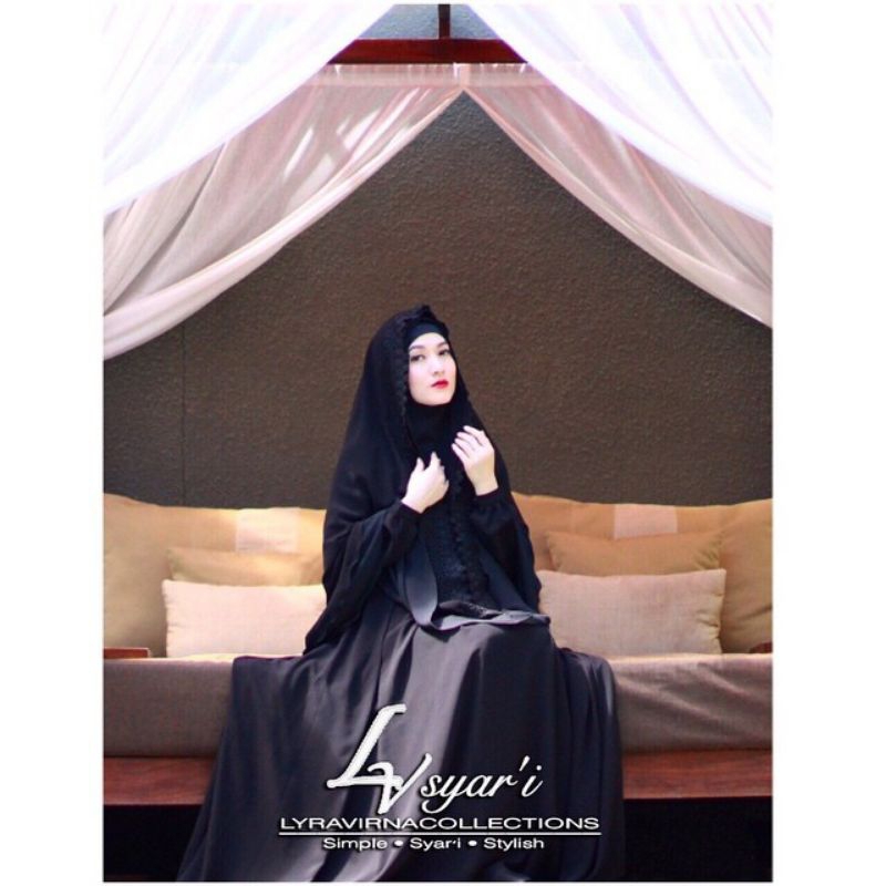 lyra virna syar'i Abu dhabi series hitam original