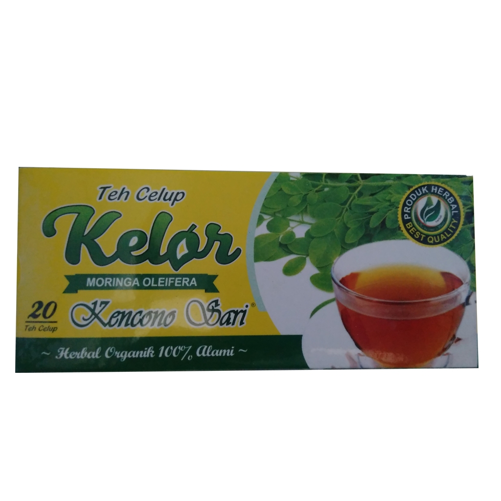 

Teh Celup KELOR Kencono Sari Moringa Oleifera isi 20 sachet