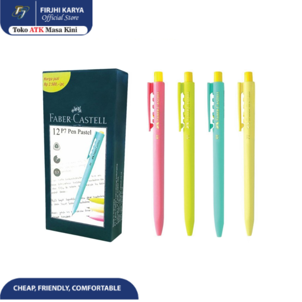 

Pulpen Fabercastell P7 pen pastel 0.7 Ballpoint pen