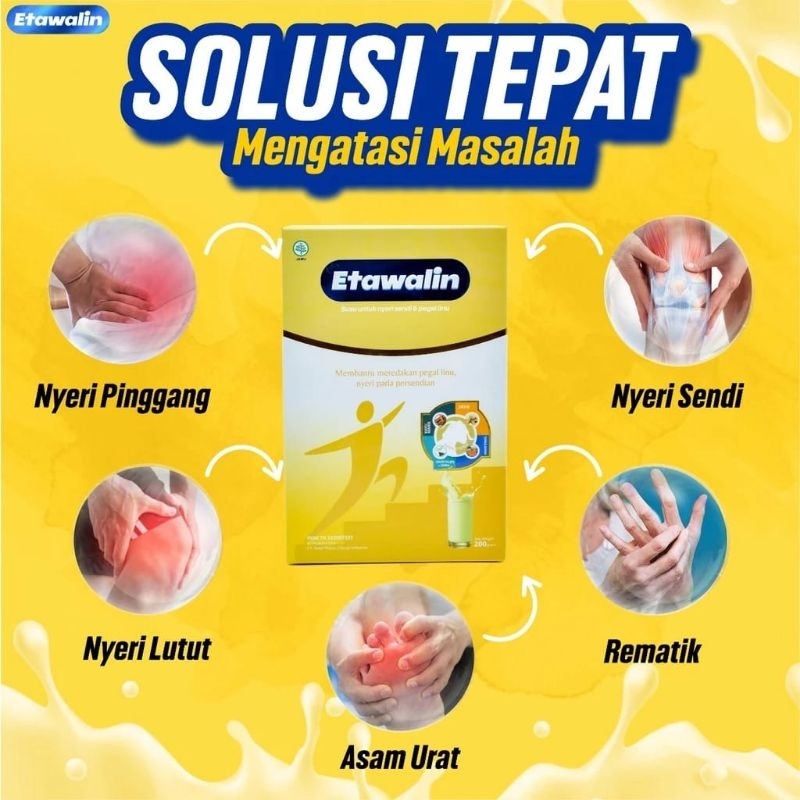 

READY STOCK ETAWALIN – Susu Kambing Etawa Tingkatkan Kepadatan & Kesehatan Tulang Sendi Susu Anti Asam Urat Rematik Reumatik Nyeri Sendi