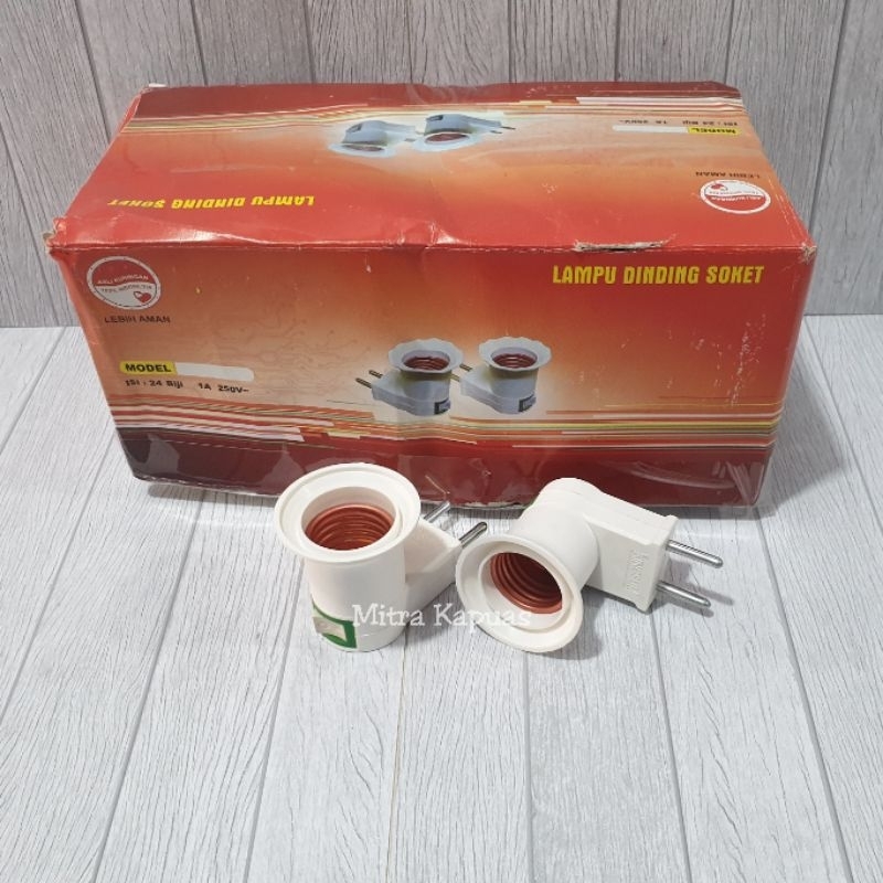 FITTING LAMPU DINDING SOKET / FITTING LAMPU COLOK