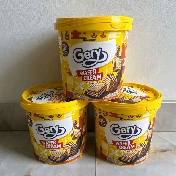 

Gerry Wafer Cream Cokelat 250gr | Jajanan/Hantaran Lebaran 2025