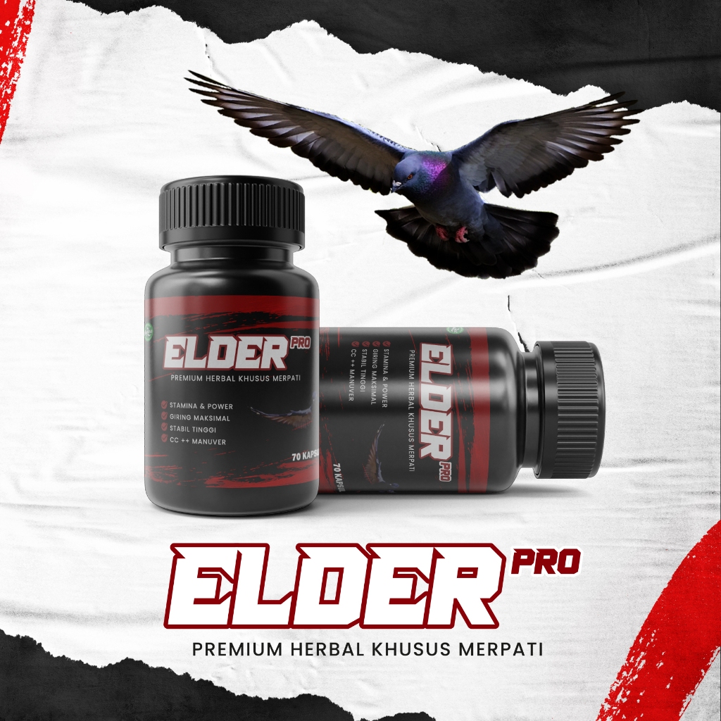 ELDER PRO - Jamu Merpati Herbal untuk merpati kolong balap