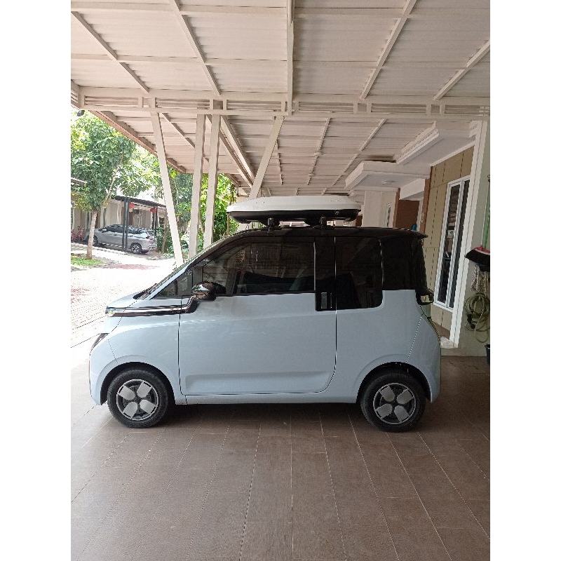 roofbox wuling air ev/roof box mobil wuling air ev/roofbox import plastik abs wuling air ev