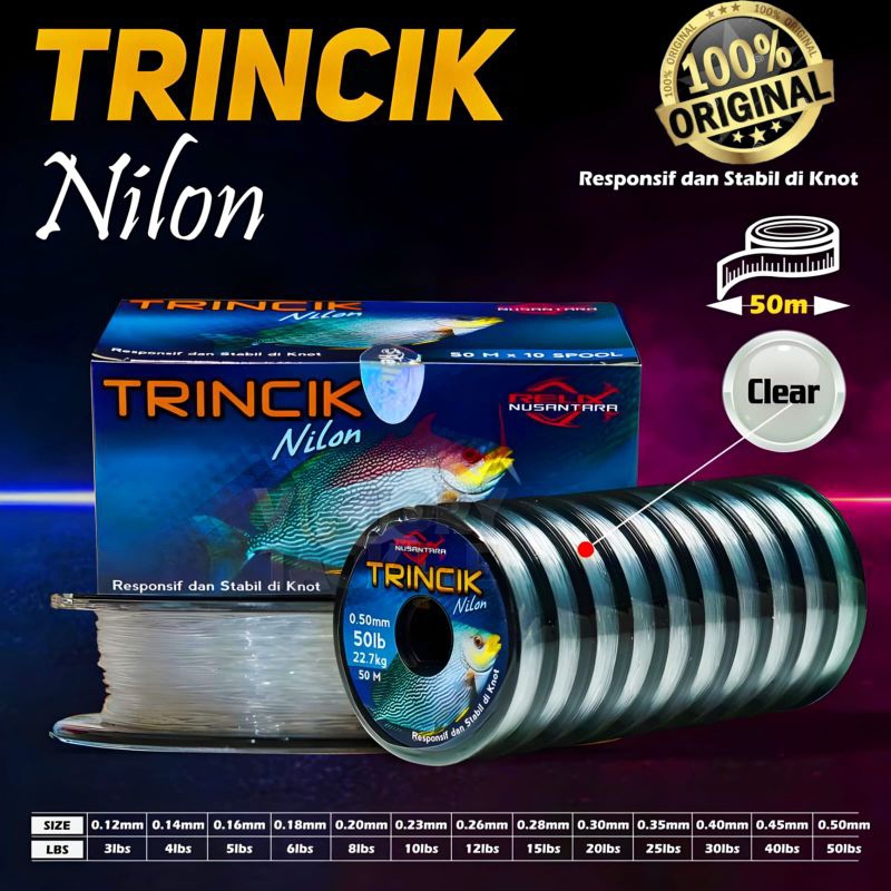 SENAR PANCING TRINCIK PANJANG 50 METER