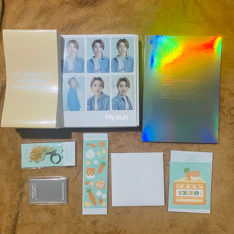 JOSHUA SEVENTEEN BIRTHDAY BOX VER 2 UNSEALED SET