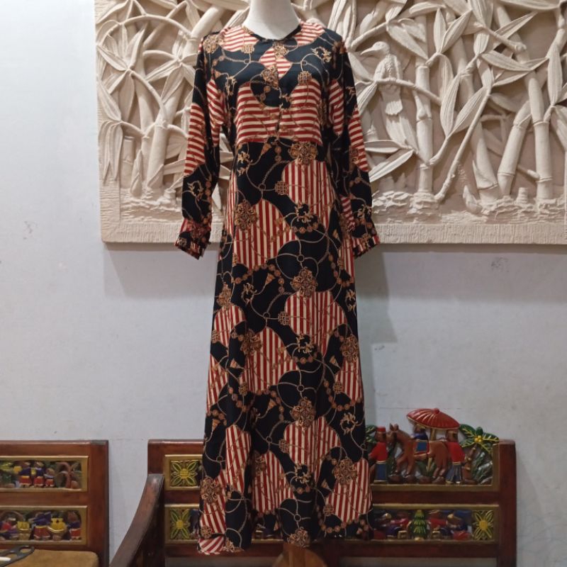 Gamis Motif Vintage / Gamis Mayung/ Gamis Super Mayung / Gamis Mayung Motif Vintage