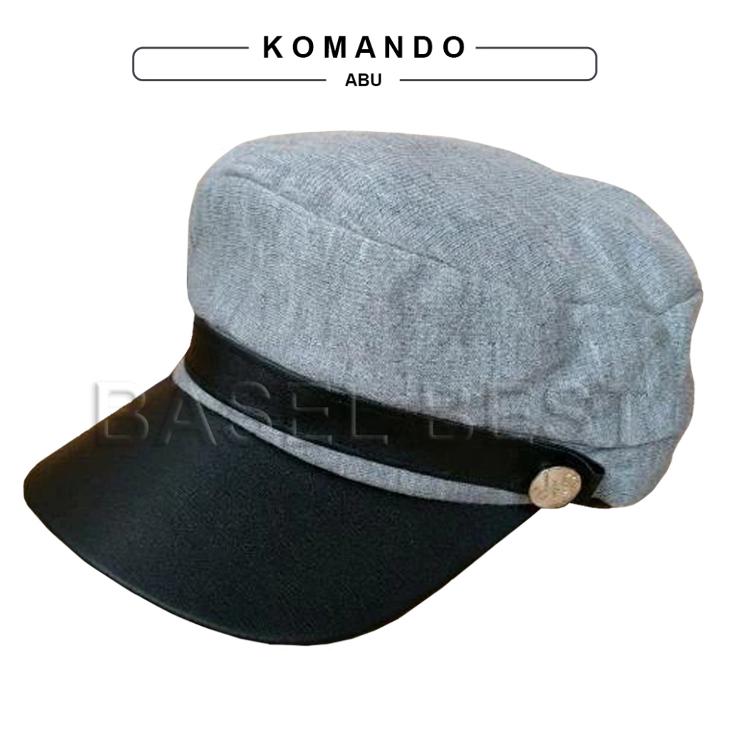 Topi Ariel Newsboy Sailor Pelaut Captain Hat/Komando Premium Pria/Topi Distro Original Dewasa Laki-L