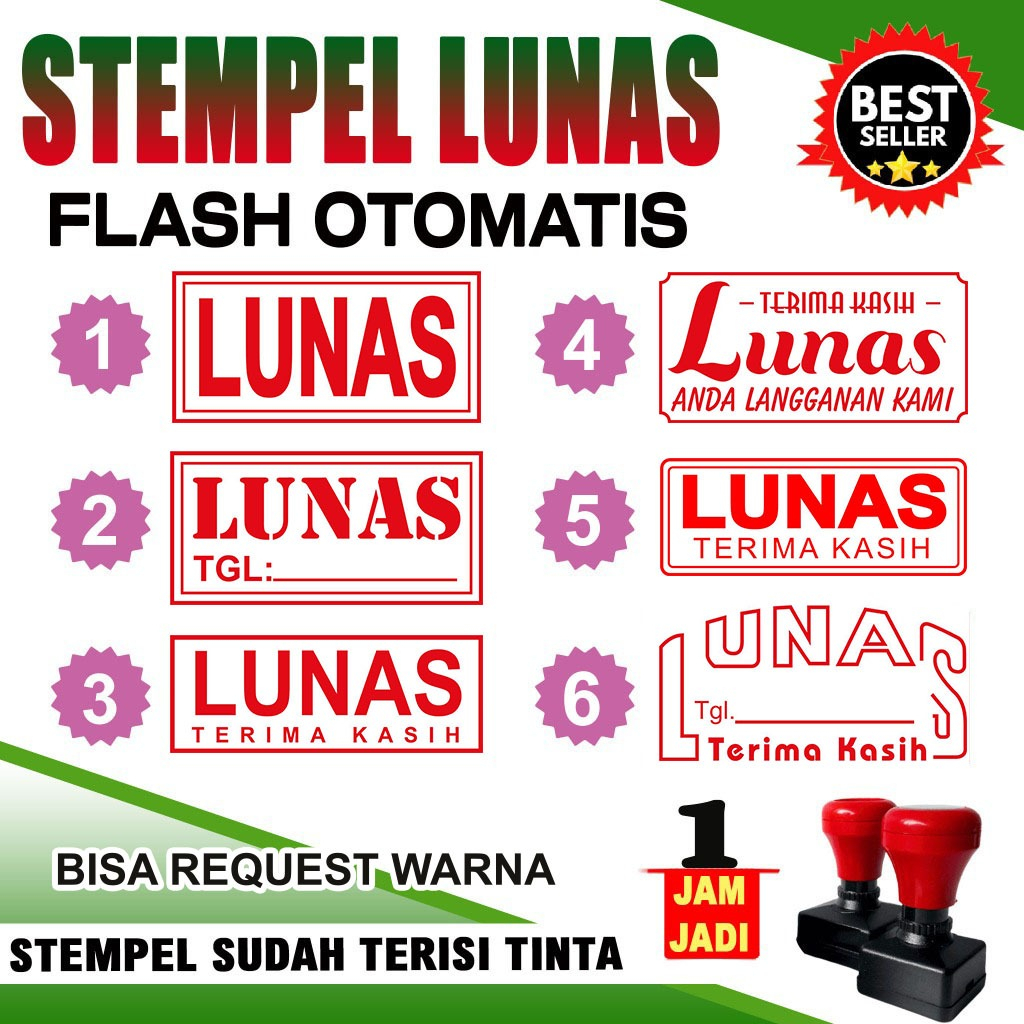 

Stempel Lunas Original Berkualitas