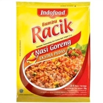 

1 Renceng (10Pcs) - Indofood Bumbu Racik Nasi Goreng Ekstra Pedas 20g