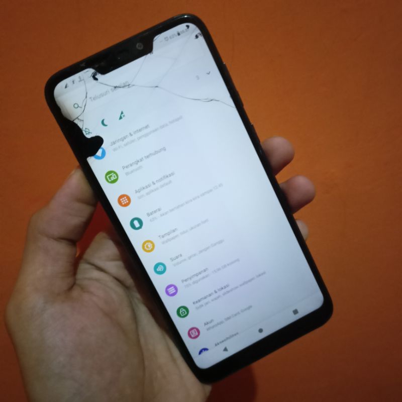 lcd asus zenfone max m2 original copotan minus