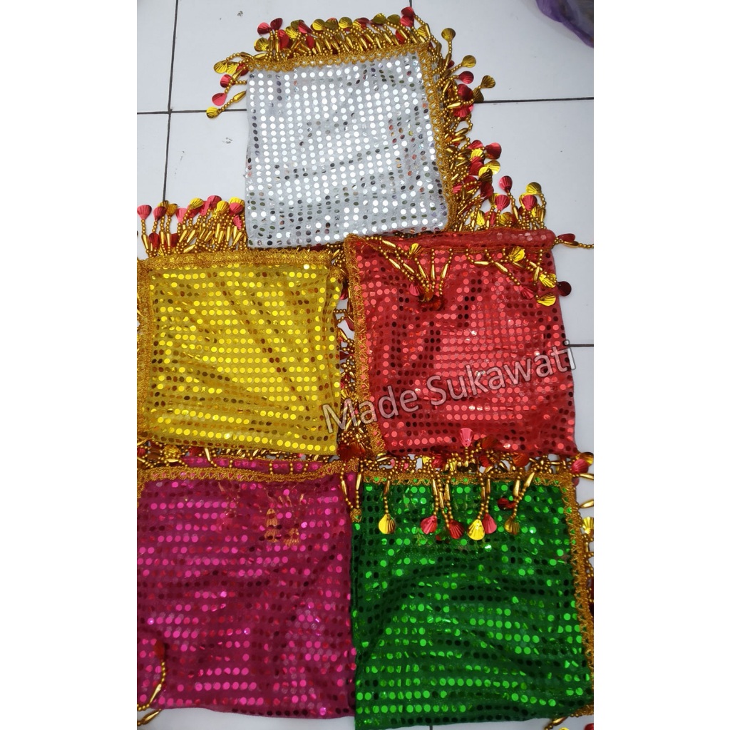 Dulang Wanci Kayu Bali Wadah Tatakan Lukis Kain Taplak Dekorasi