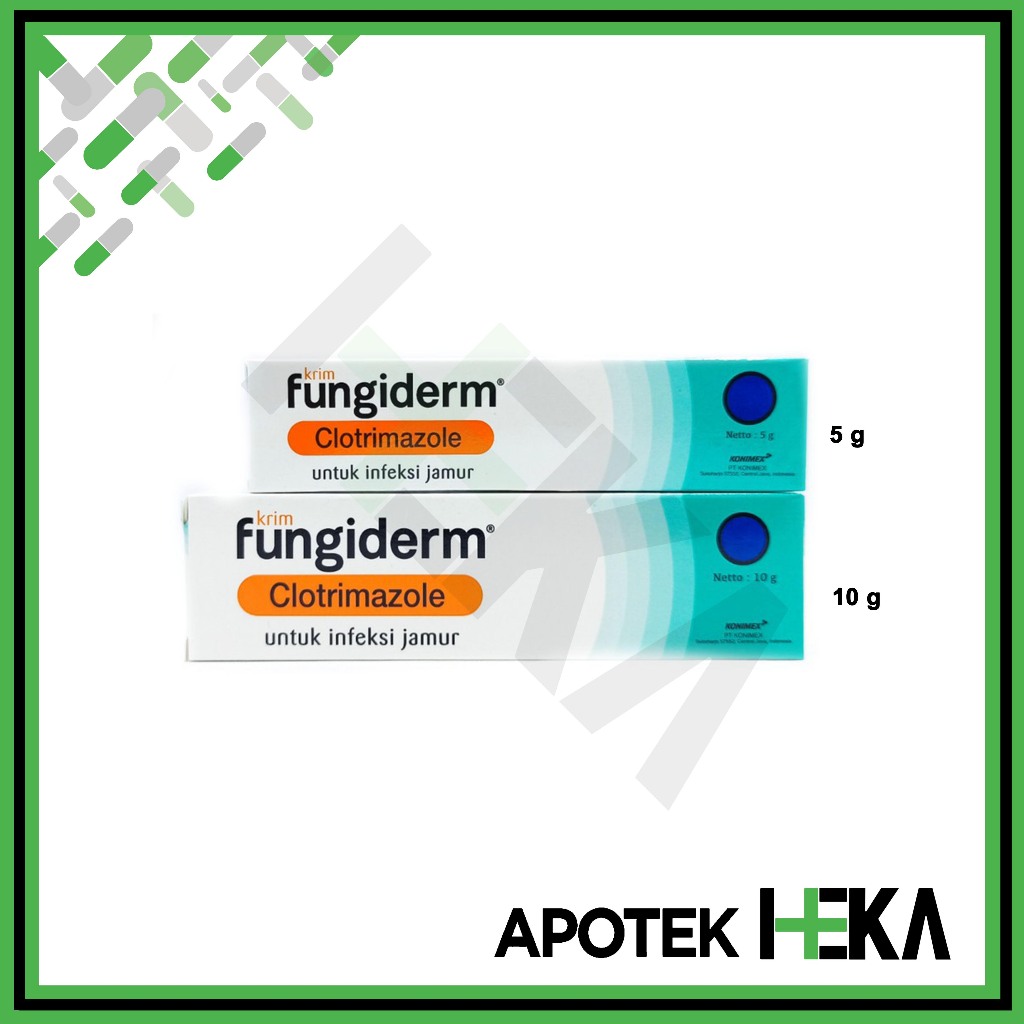 Fungiderm Salep Clotrimazole Kulit Infeksi Jamur [JAKSEL]