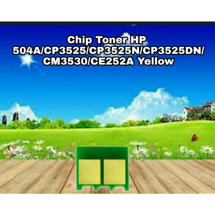 Chip Toner HP 504A 504 CP3525 CP3525DN CM3530 CP 3525 CE252A