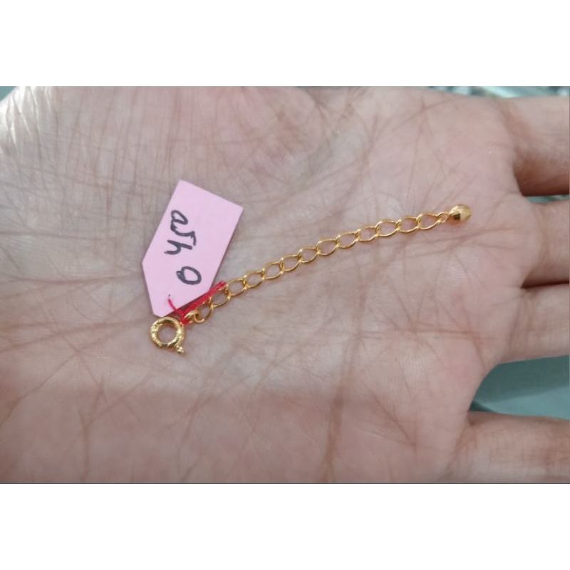 Extension rantai tambahan kalung / gelang 8K / 375