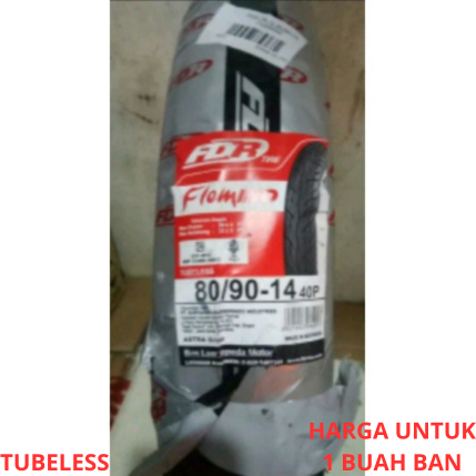 Ban Luar Motor FDR 80 - 90 ring 14 Tubeless Flemino - Mio Vario Beat - FDR Flemmino Tubless Racing