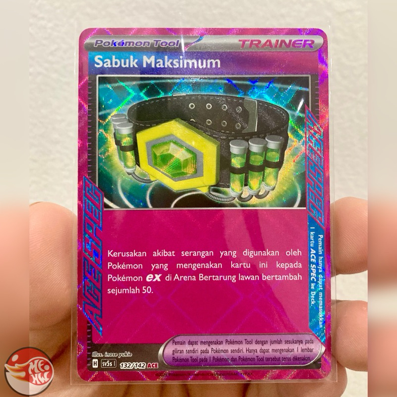 Sabuk Maksimum ACE SPEC SV5S INA Pokemon TCG Game Kartu Koleksi