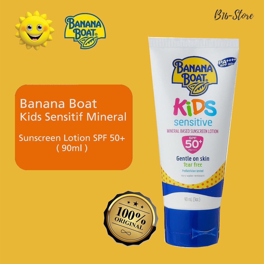 Banana Boat Kids Sensitive Sunscreen Lotion SPF50+ 90ml