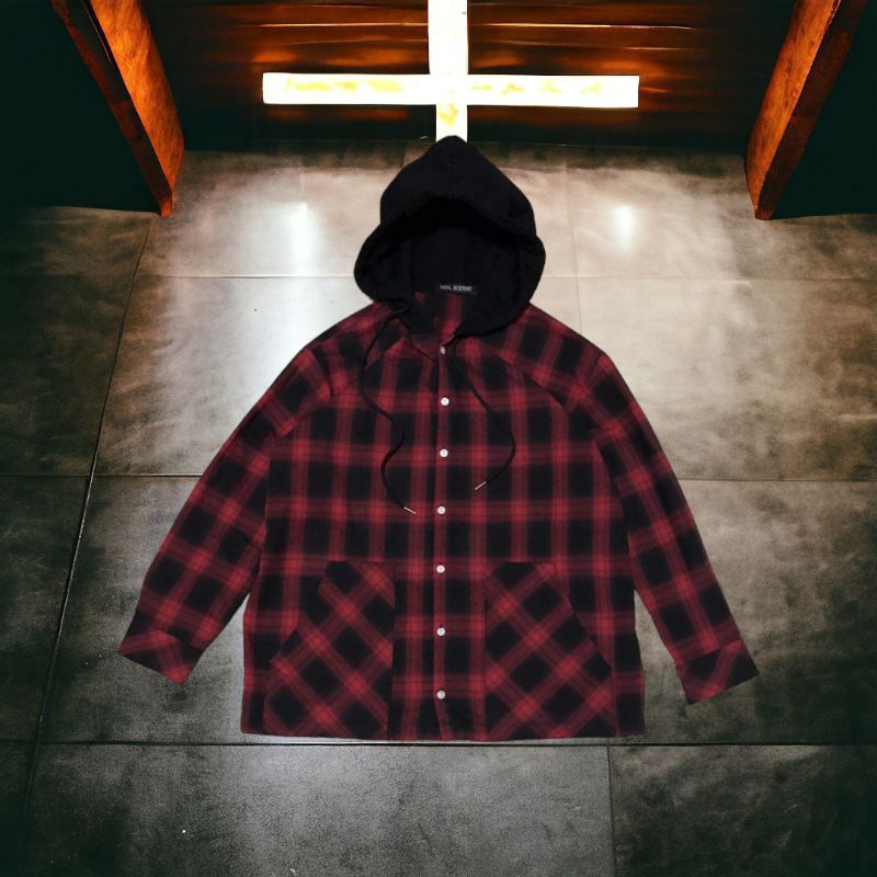 flannel Hoodie neil barrett