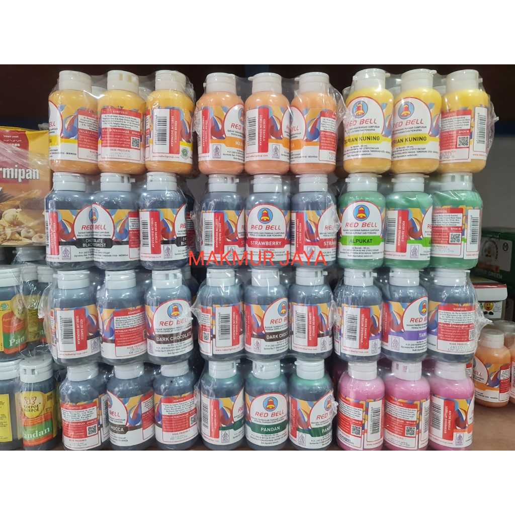 

Pasta Red Bell 55 ml HALAL / Perisa Red Bell best seller murah