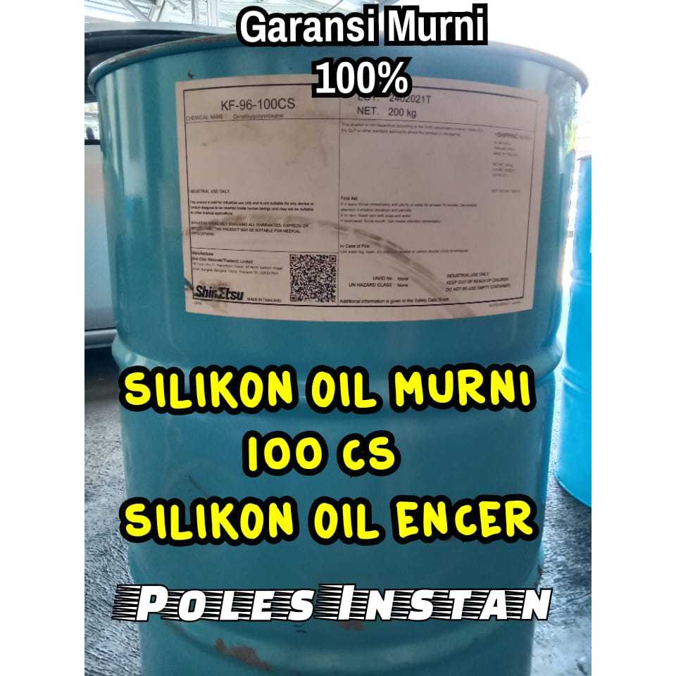 Silikon Oil Murni 100 Cs Silikon Encer Pelumas 100% garansi Murni