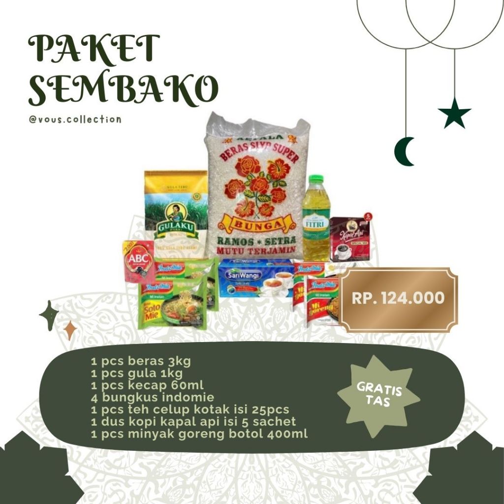 

Hampers Parcel Lebaran Paket Sembako lengkap