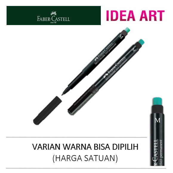 

Spidol Permanent Faber Castell Marker Multimark M Harga Satuan