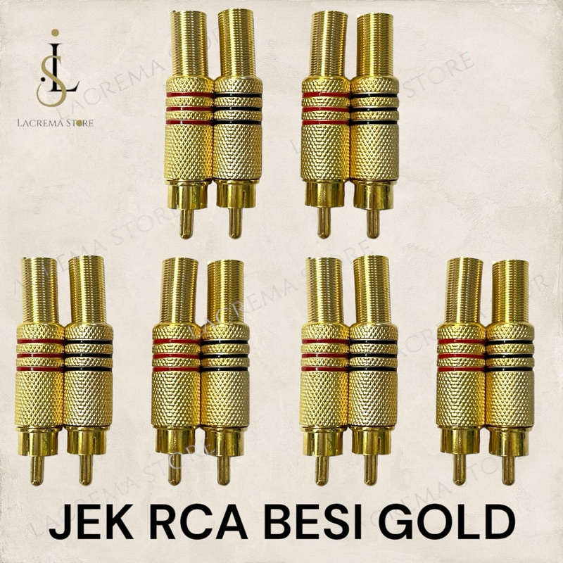 JEK RCA BESI GOLD JACK RCA BESI GOLD