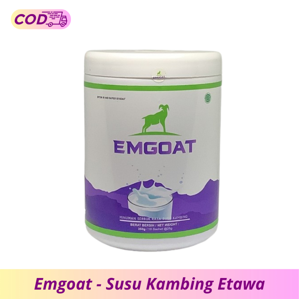 

Emgoat - Susu Kambing Etawa - 1 Pot 10 Sachet