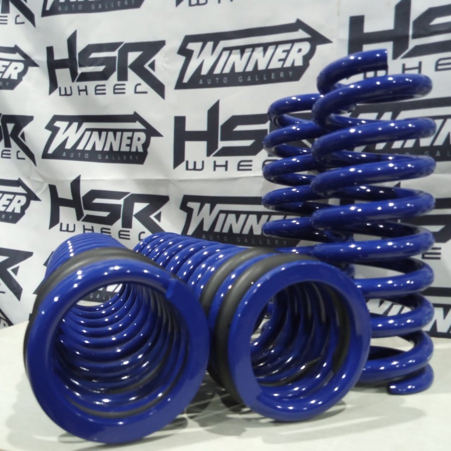 LOWERING KIT HSR BLUE MERCEDES BENZ W212 2010-2016