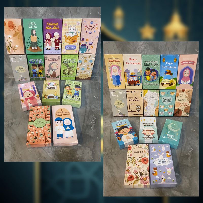

AMPLOP LEBARAN | ANGPAO | THR IDUL FITRI MOTIF KARAKTER UK KECIL 7x10 ISI 50PCS