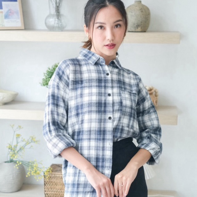 Coconuts - Stella Top Oversize T-shirt Wanita Blouse Wanita Flanel Top Dior Top Blouse Kerja Wanita 