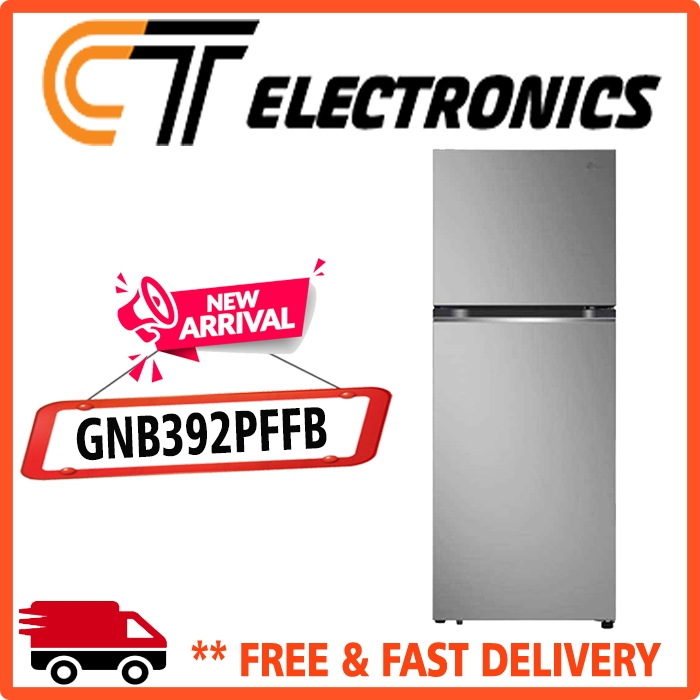 LG GN-B392PFFB KULKAS 2 PINTU GNB392 GN-B392 392PQGB GNB392PFFB