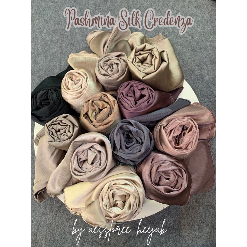 (FREE GIFT) PASHMINA SILK CREDENZA / PASHMINA SILK TEXTURED /PASHMINA SILK SHIMMER/ PASHMINA SILK