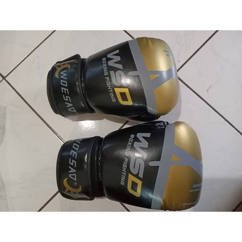 Gloves  WSD sarung tinju Sarung Tangan Tinju MMA UFC Boxing Muay Thai Leather Glove 6