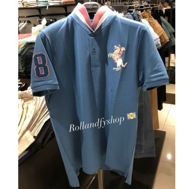 POLO SHIRT MENS GIORDANO 3D NAPOLEON ORIGINAL | KAOS POLO 3D NAPOLEON GIORDANO ORIGINAL