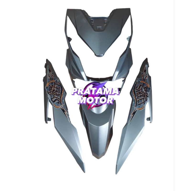 Full body halus Honda Beat Street K81 silver 2017 2018 2019