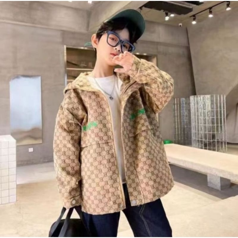 Jaket Cowo Burber* Hoodie Size 130-150 est 8-10/11 thn